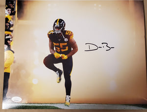 Pittsburgh Steelers Devin Bush Autographed 11x14 Photo (JSA)