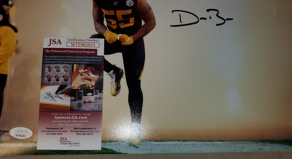 Pittsburgh Steelers Devin Bush Autographed 11x14 Photo (JSA)