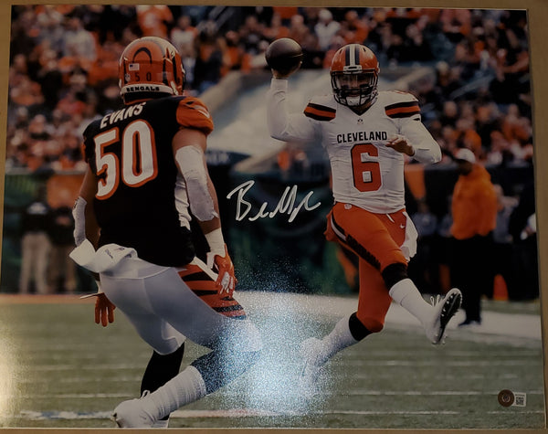 Cleveland Browns Baker Mayfield Autographed 16x20 Photo (BAS)