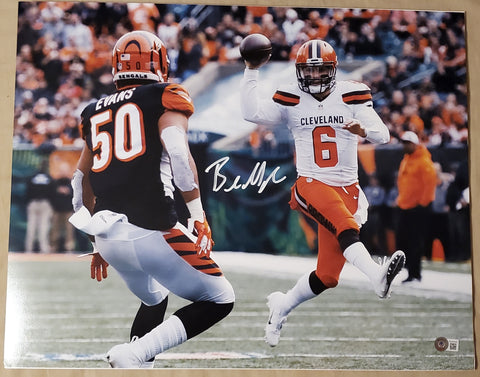 Cleveland Browns Baker Mayfield Autographed 16x20 Photo (BAS)