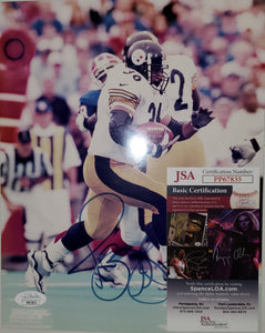 Pittsburgh Steelers Jerome Bettis Autographed 8x10 Photo (JSA)