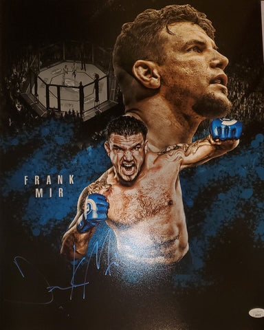 UFC Frank Mir Autographed 16x20 photo (JSA).