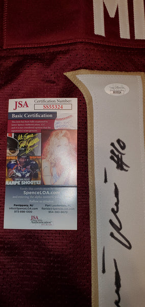 McKenzie Milton Autographed Custom Jersey with Scalp 'Em! Inscription (JSA)