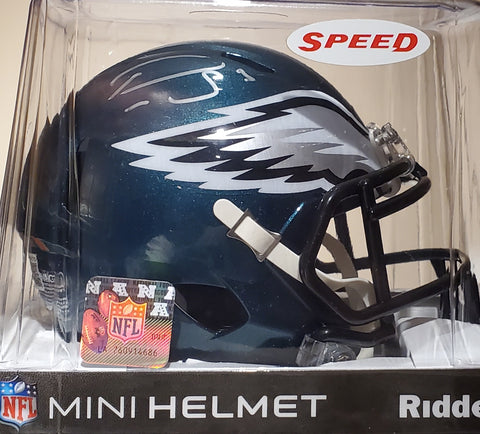 Philadelphia Eagles Darius Slay Autographed Speed Mini Helmet (BAS)