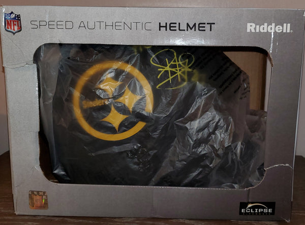 Pittsburgh Steelers Troy Polamalu Autographed Full-Size Authentic Eclipse Speed Helmet with HOF 20 Inscription (BAS).