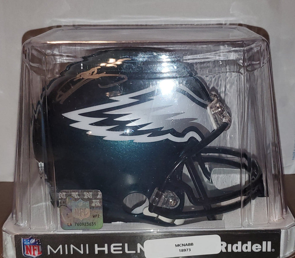 Donovan McNabb Autographed Eagles Eclipse Replica Full-Size Football Helmet  - JSA COA