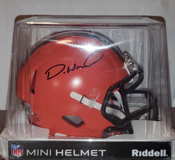 Cleveland Browns Denzel Ward Autographed Speed Mini Helmet (BAS)