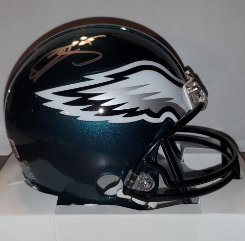 Philadelphia Eagles Donovan McNabb Autographed Mini Helmet (BAS)