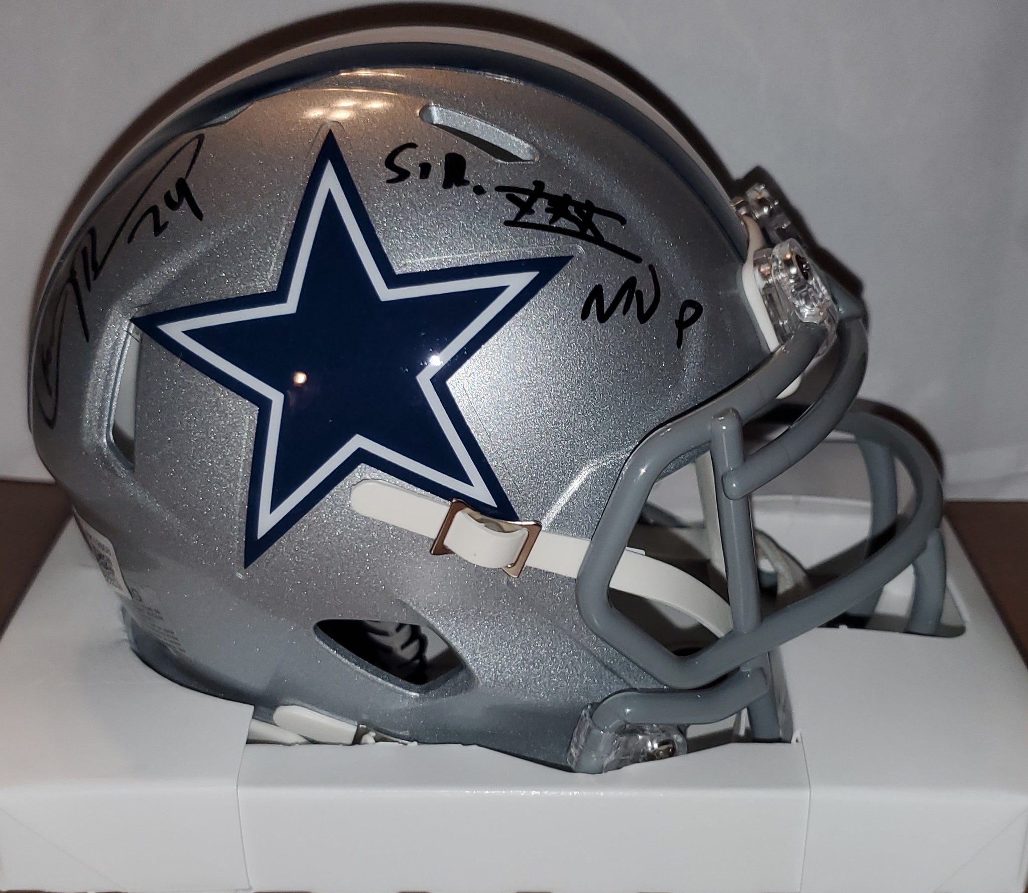 Dallas Cowboys Larry Brown Autographed Speed Mini Helmet with S.B. XXX –  Muncy's Memorabilia