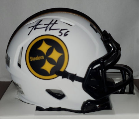 Pittsburgh Steelers Autographed Alex Highsmith Lunar Eclipse Speed Mini Helmet (BAS)