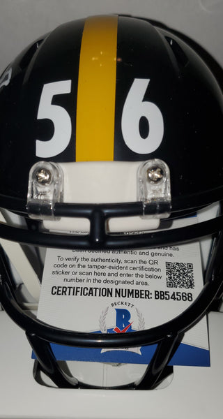 Pittsburgh Steelers Alex Highsmith Autographed Speed Mini Helmet (BAS)