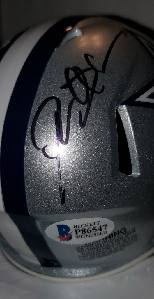 Dallas Cowboys Deion Sanders Autographed Speed Mini Helmet (BAS) – Muncy's  Memorabilia