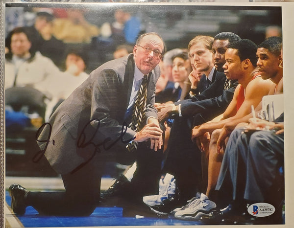 Syracuse Orange Jim Boeheim Autographed 8x10 Photo (BAS)