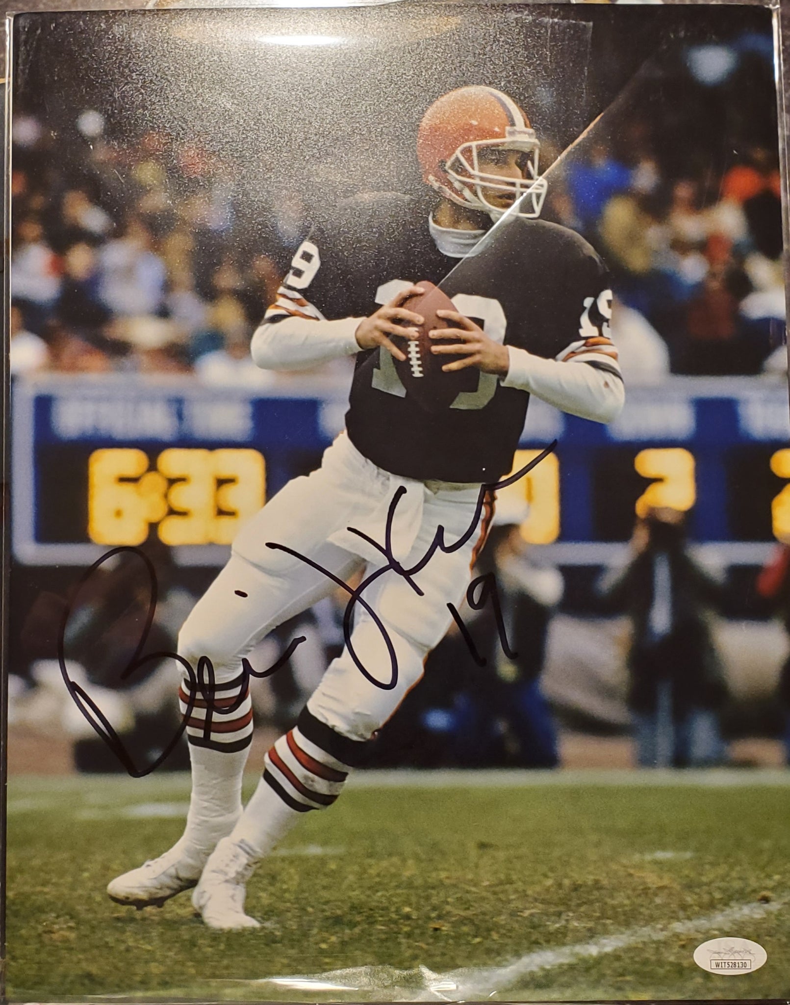 Cleveland Browns Bernie Kosar Autographed 11x14 Photo (JSA)