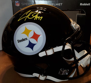 Pittsburgh Steelers Cameron Heyward Autographed Full-Size Speed Helmet (BAS)