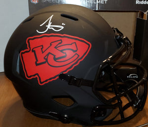 Kansas City Chiefs Tyreek Hill Autographed Full Size Eclipse Speed Helmet (BAS)