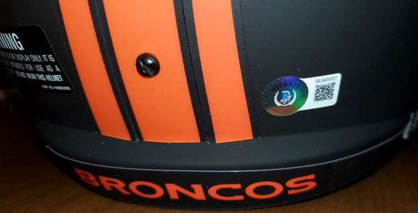 Denver Broncos Jake Plummer Autographed Full-Size Eclipse Speed Helmet (BAS)