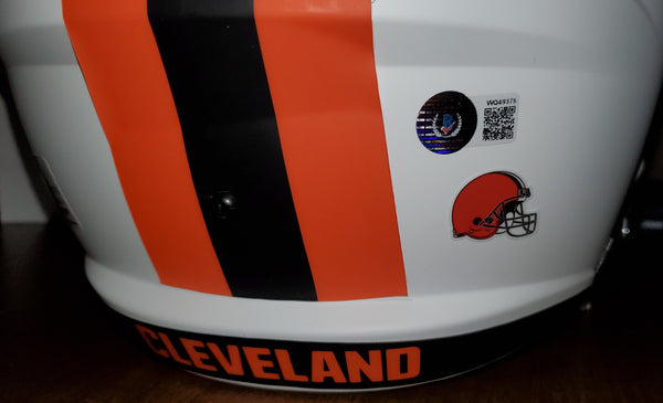 Cleveland Browns Odell Beckham Jr. Autographed Full Size Lunar Eclipse Replica Helmet (BAS)