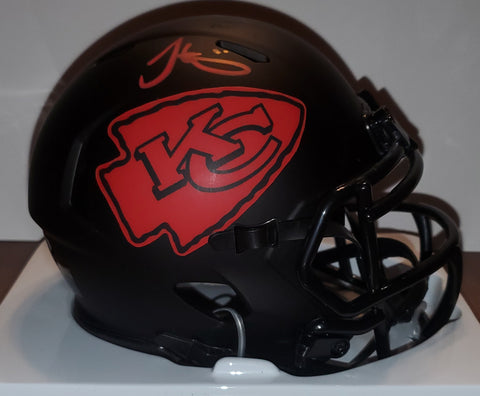 Kansas City Tyreek Hill Autographed Eclipse Speed Mini Helmet (BAS)