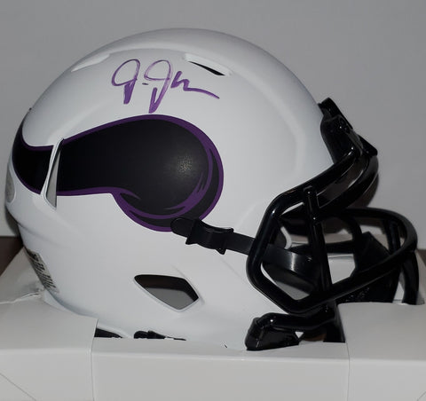 Minnesota Vikings Justin Jefferson Autographed Lunar Eclipse Speed Mini Helmet (JSA).