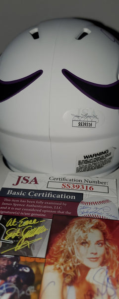 Minnesota Vikings Justin Jefferson Autographed Lunar Eclipse Speed Mini Helmet (JSA).