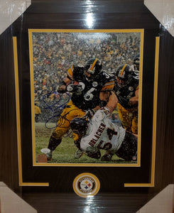 Pittsburgh Steelers Framed Autographed Jerome Bettis 11x14 Photo (JSA)