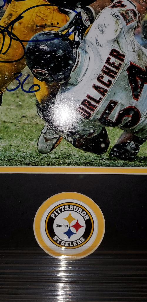 JEROME BETTIS AUTOGRAPH 16x20 OVER URLACHER STEELERS!!!