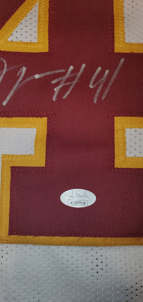 J.D. McKissic Autographed Custom Jersey (JSA).