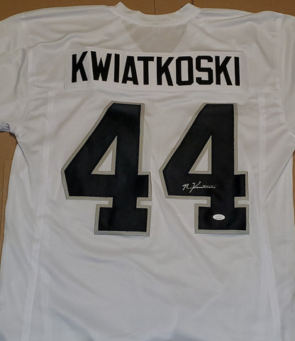 Nick Kwiatkoski Autographed Custom Jersey (JSA)