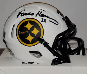 Pittsburgh Steelers Franco Harris Autographed Lunar Eclipse Speed Mini Helmet (BAS)