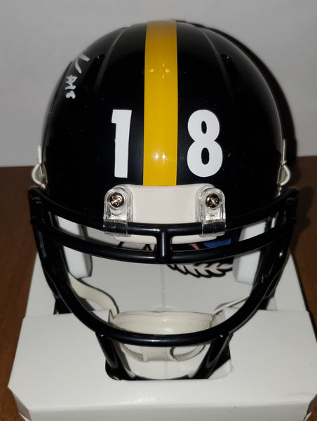 Pittsburgh Steeler Diontae Johnson Autographed Speed Mini Helmet(BAS)