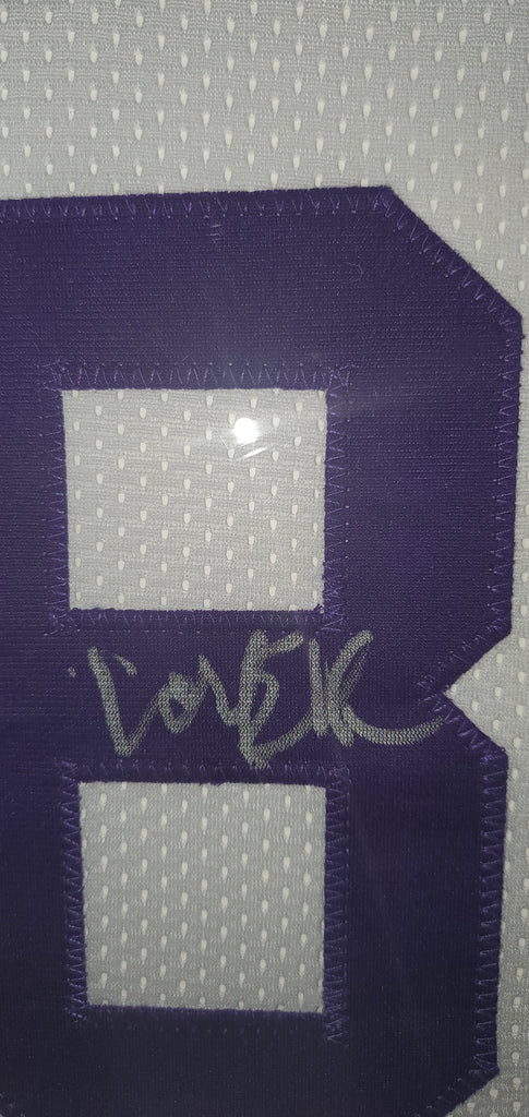 Charitybuzz: Purple People Eaters Signed & Framed Minnesota Vikings Jersey