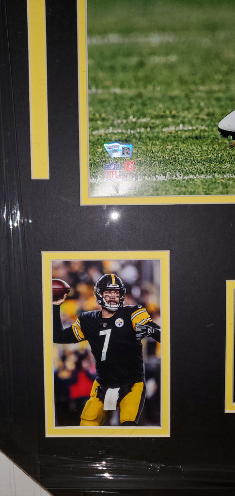 Pittsburgh Steelers Ben Roethlisberger Autographed Video Framed
