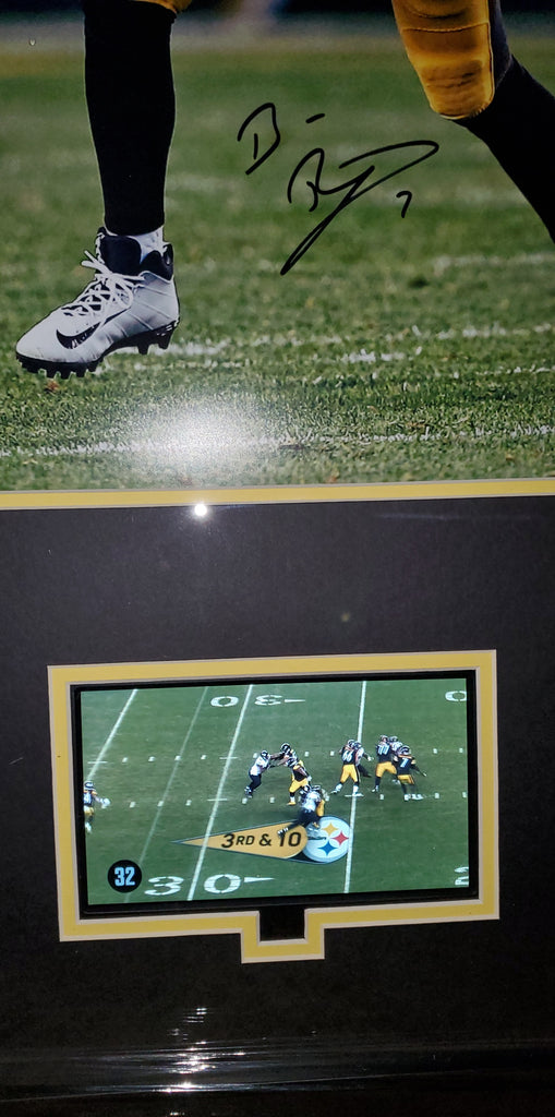 FRMD Ben Roethlisberger Steelers Signed 16x20 Super Bowl XLIII Celebration  Photo