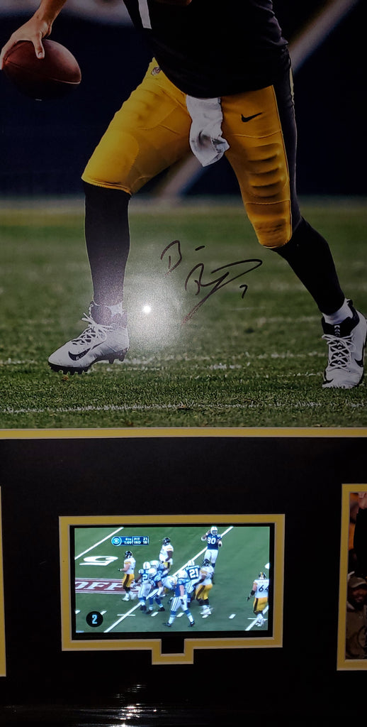 FRMD Ben Roethlisberger Steelers Signed 16x20 Super Bowl XLIII