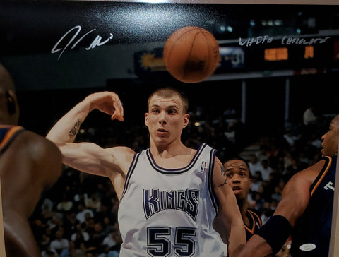 Sacramento Kings Jason Williams Autographed 16x20 Photo with White Chocolate Inscription