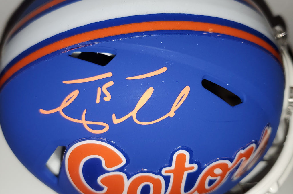 Florida Gators Tim Tebow Autographed Speed Mini Helmet (BAS) – Muncy's  Memorabilia