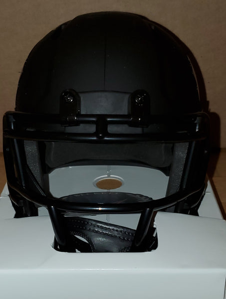 Pittsburgh Steelers Mel Blount Autographed Hall of Fame Eclipse Speed Mini Helmet (BAS)