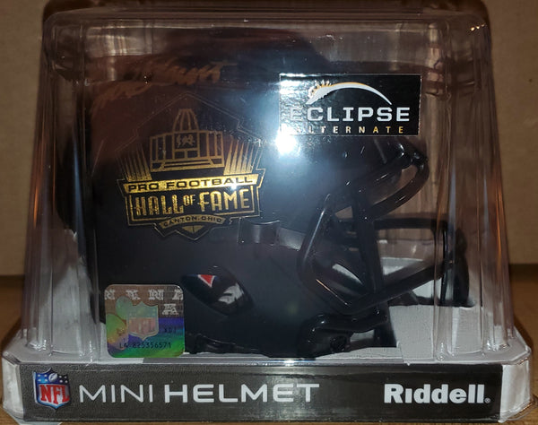 Pittsburgh Steelers Mel Blount Autographed Hall of Fame Eclipse Speed Mini Helmet (BAS)