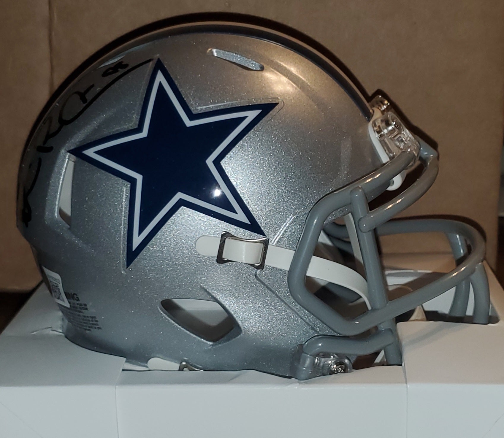 Dallas Cowboys Michael Irvin Autographed Speed Mini Helmet (BAS)