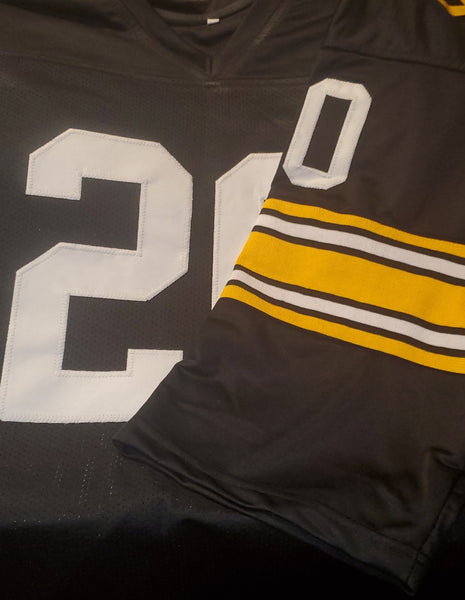 Rocky Bleier Autographed Mid Sleeve Jersey with 4x Super Bowl Champ Inscription (BAS)