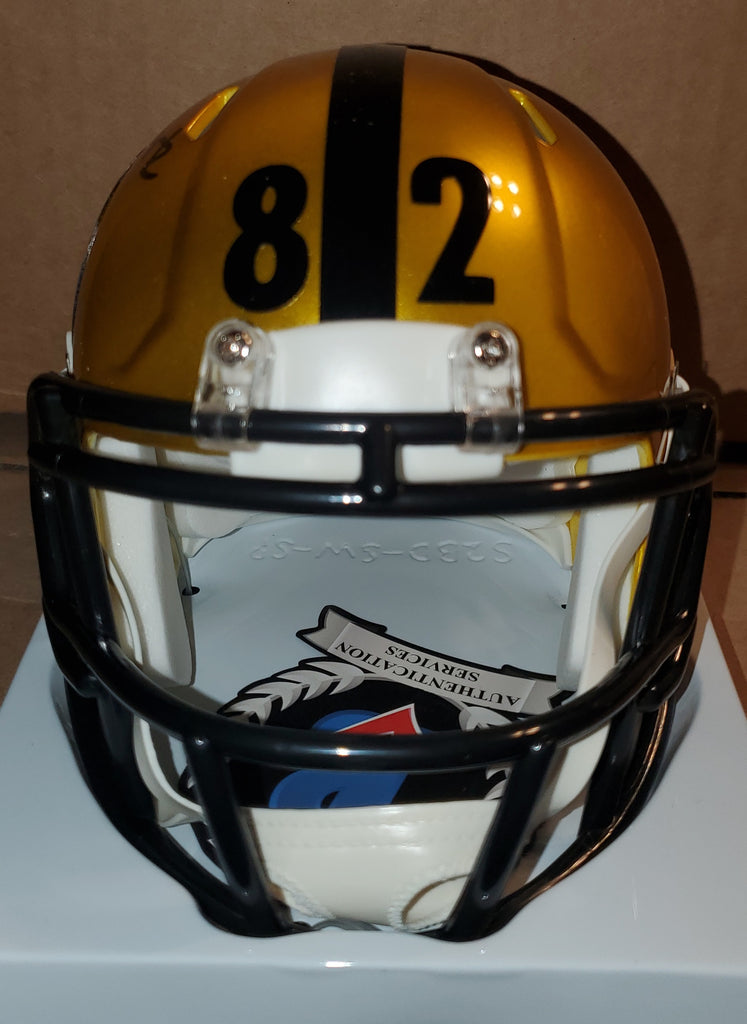 Pittsburgh Steelers #82 John Stallworth Autographed Riddell Speed Mini  Helmet