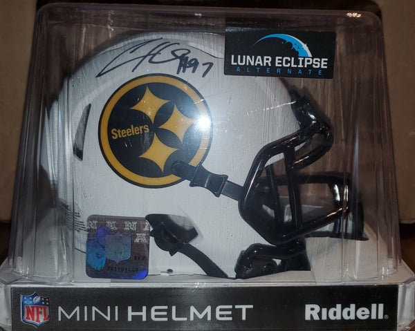 Pittsburgh Steelers Cameron Heyward Autographed Lunar Eclipse Speed Mini (BAS)