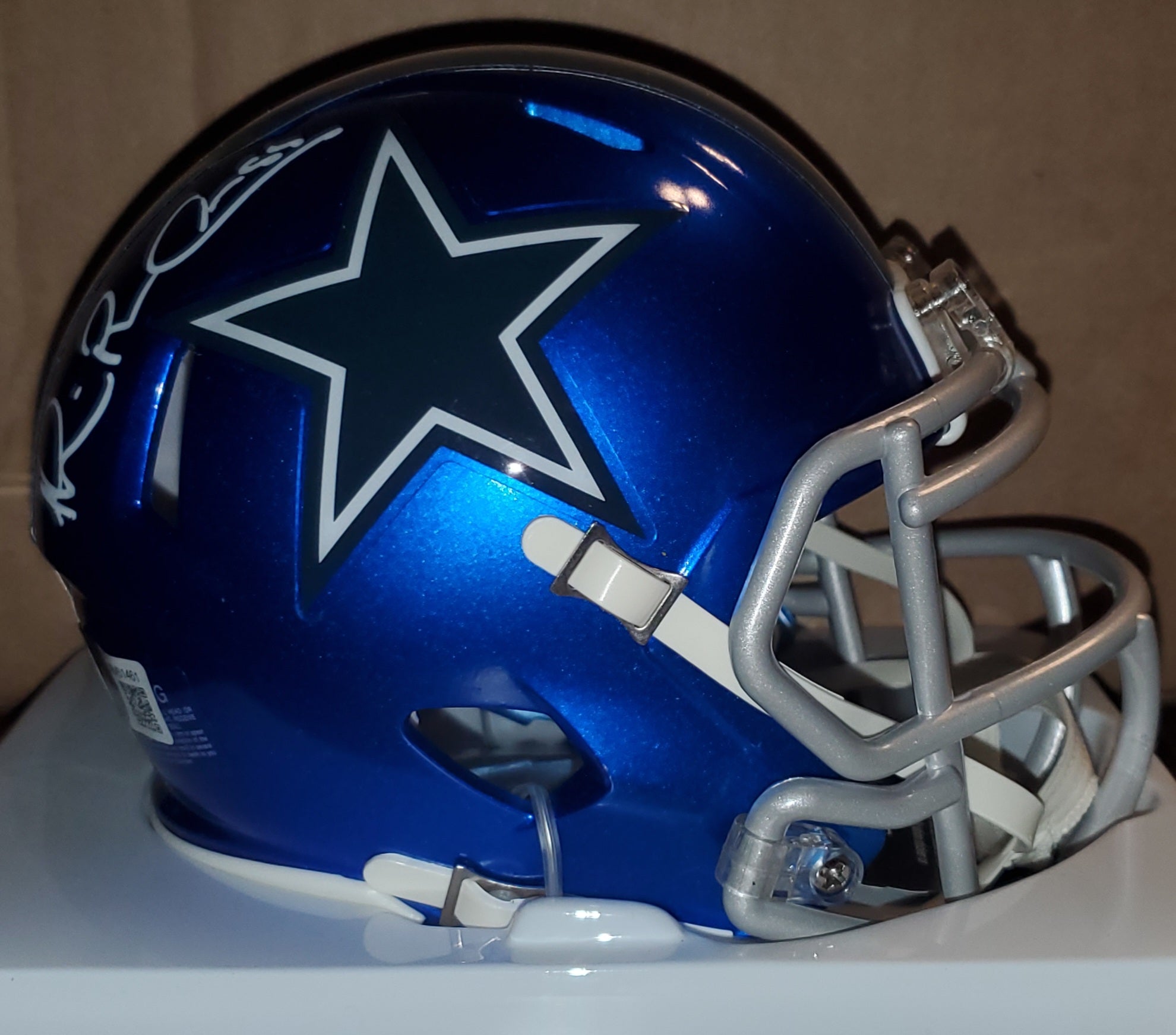 Dallas Cowboys Michael Irvin Autographed Flash Speed Mini Helmet (BAS)