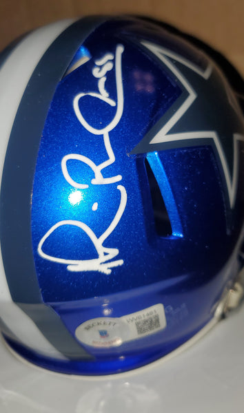 Dallas Cowboys Michael Irvin Autographed Flash Speed Mini Helmet (BAS)