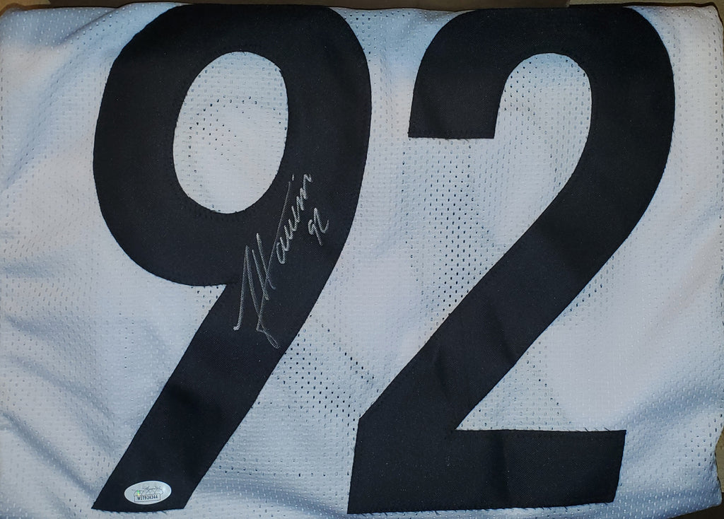 James Harrison Autographed Custom Jersey (JSA) – Muncy's Memorabilia