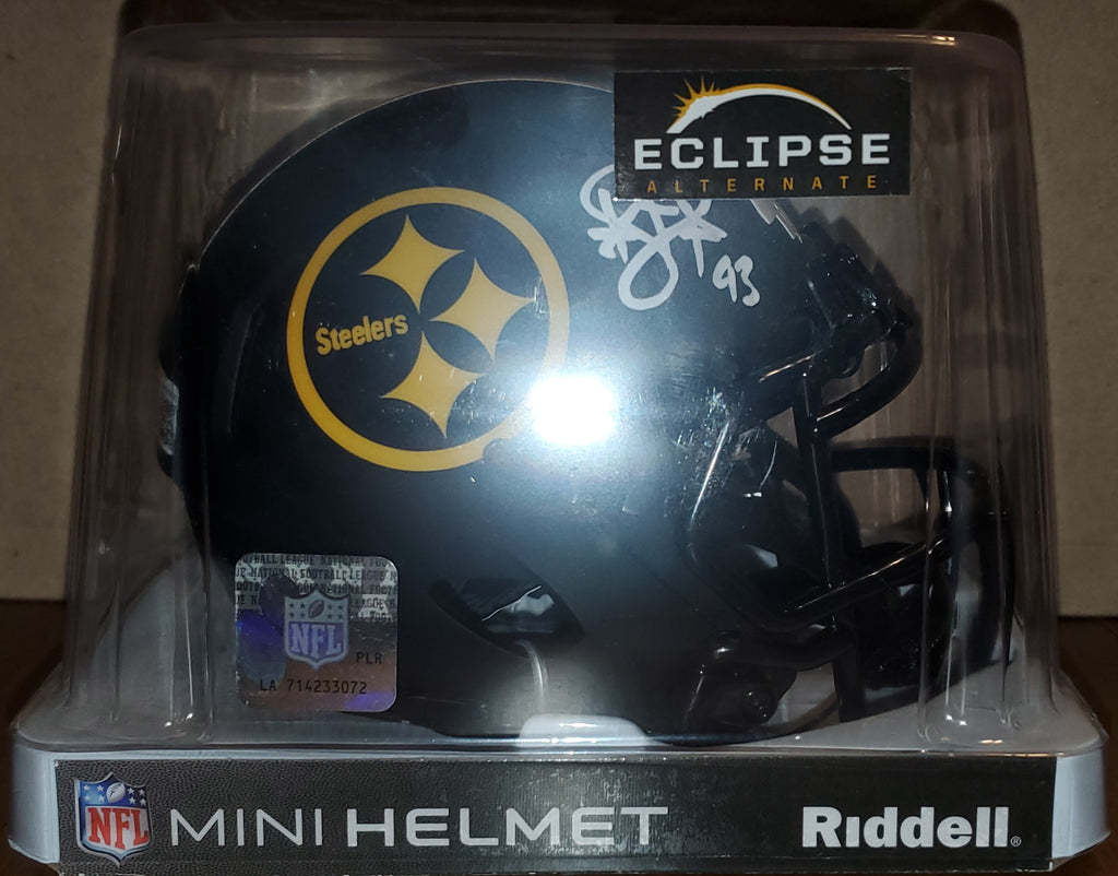 Pat Freiermuth Autographed Pittsburgh Steelers Lunar Eclipse Mini Football  Helmet - BAS COA