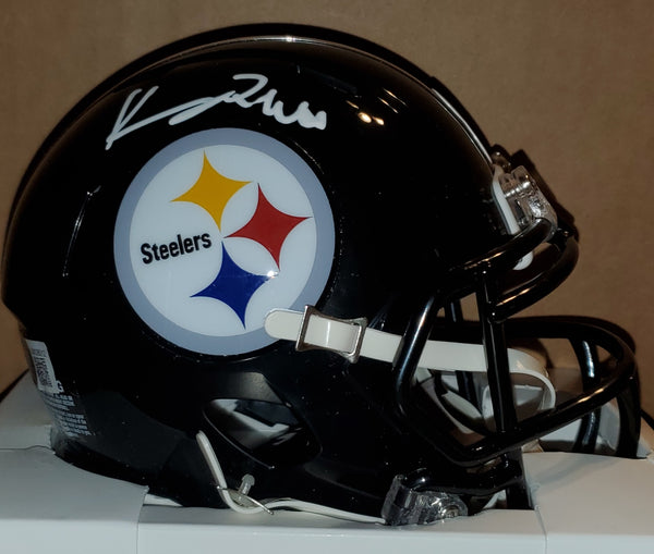 Pittsburgh Steelers Kenny Pickett Autographed Speed Mini Helmet (BAS).