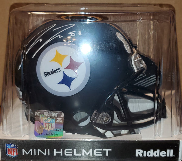 Pittsburgh Steelers Pat Freiermuth Autographed Mini Helmet (BAS)