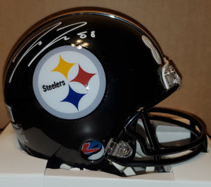 Pittsburgh Steelers Pat Freiermuth Autographed Mini Helmet (BAS)